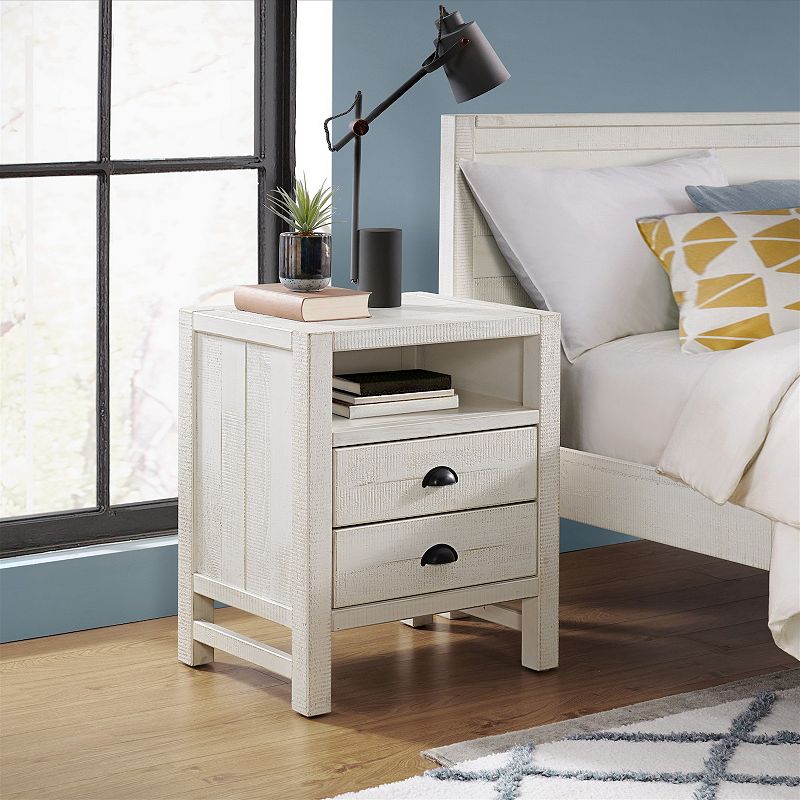 Alaterre Furniture Windsor 2 Drawer Nightstand