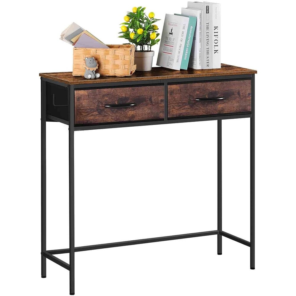 Small Console Table with 2 Drawers