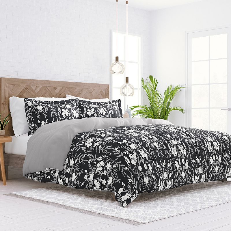 Home Collection Premium Ultra Soft Secret Garden Pattern Reversible Duvet Cover Set