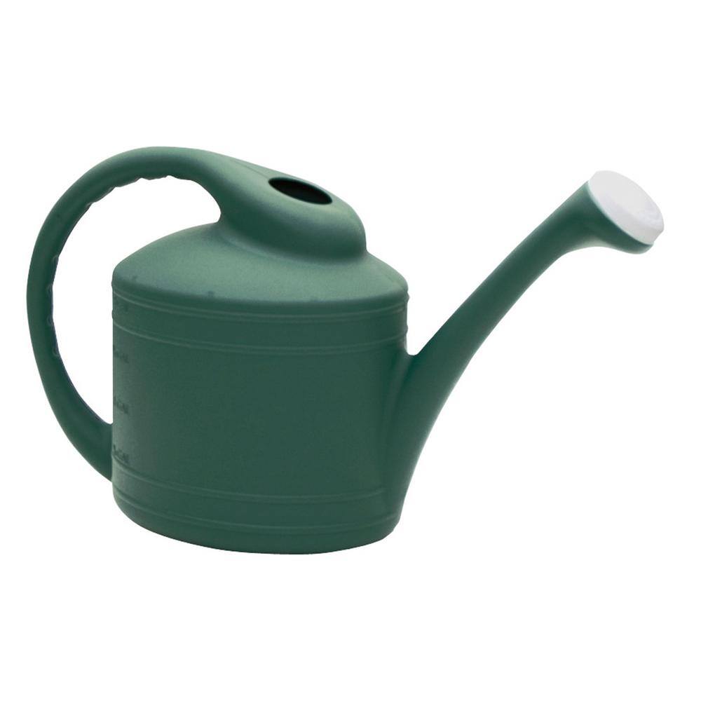 Southern Patio Large 2 Gallon Plastic Rainfall Garden Plant Watering Can Green SPAT-WC8108FE