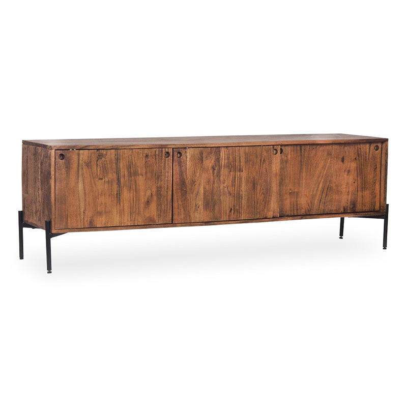 TRUDY TV Entertainment Unit -160cm Solid Acacia Wood