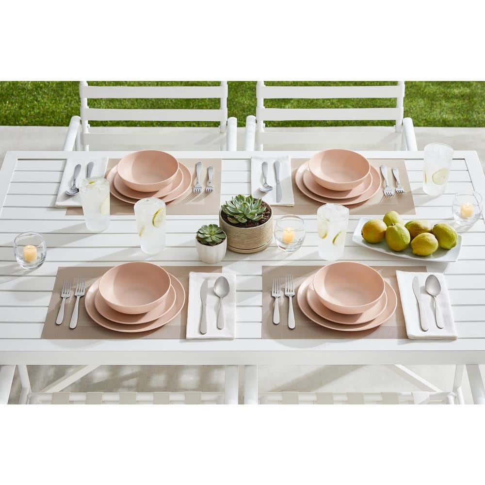 StyleWell Taryn Melamine Salad Plates in Matte Aged Clay (Set of 6) AA5479ACL