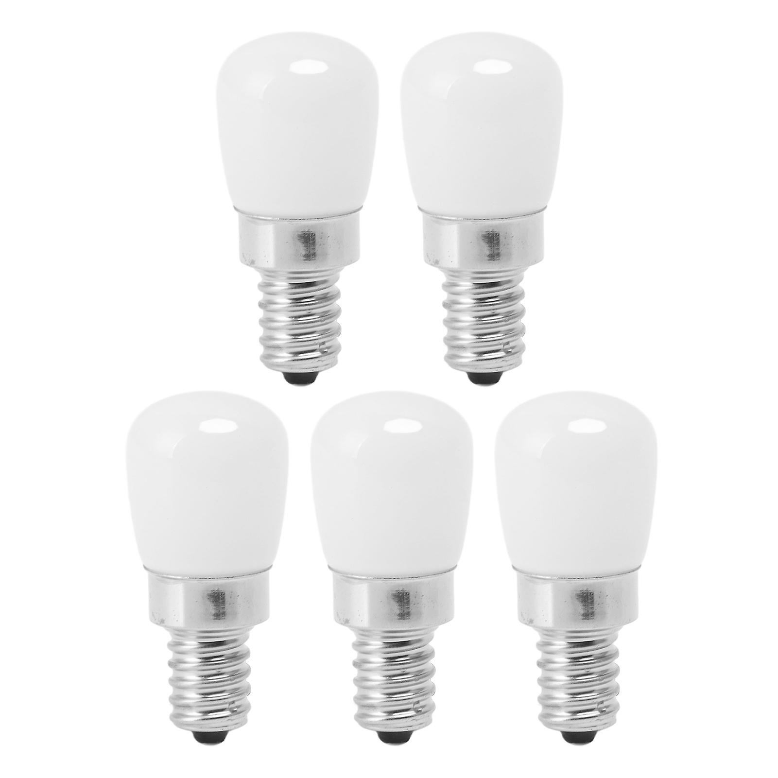 5Pcs LED Refrigerator Light Bulb Fridge Lamp E12 for Freezer Home Lighting Energy Saving 120V Warm Light