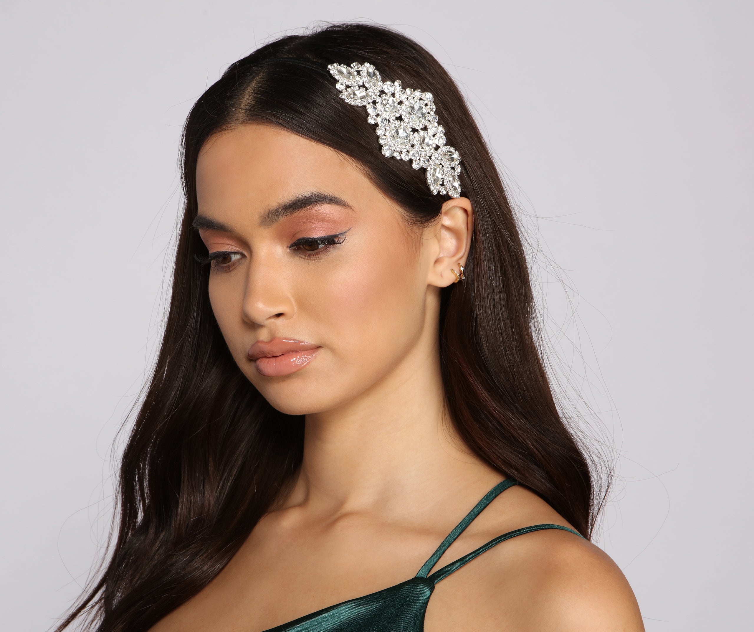 So Dreamy Rhinestone Embellished Headband