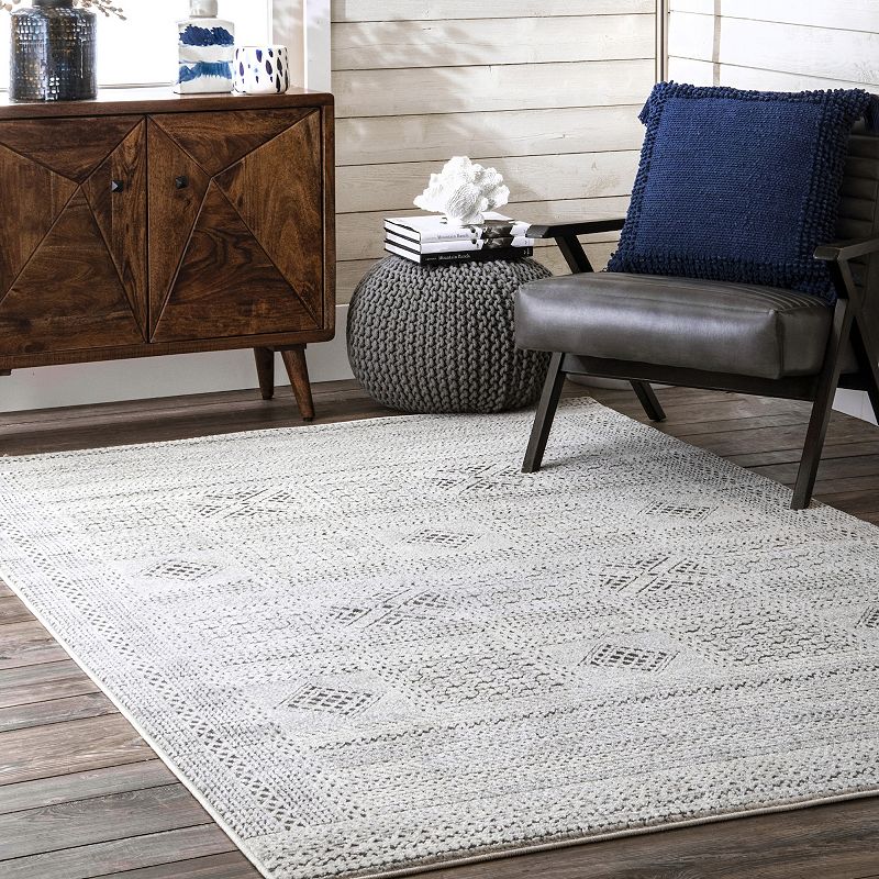 nuLOOM Blake Textured Patchwork Area Rug