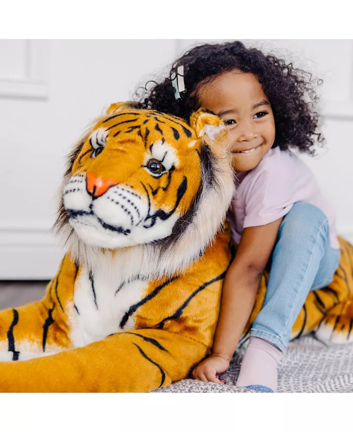 Melissa and Doug Melissa and Doug Giant Tiger - Lifelike Stuffed Animal  Over 5 Feet Long (Includes Tail)