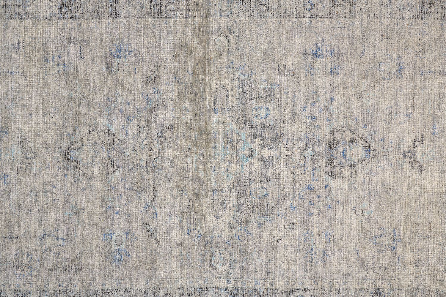 Ramey Gray and Blue Rug by BD Fine