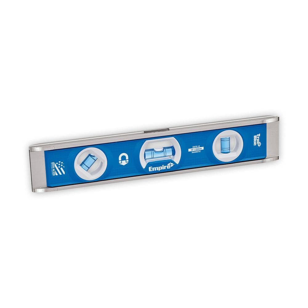 Empire 10 in. True Blue Rare Earth Magnetic Torpedo Level EM70.10