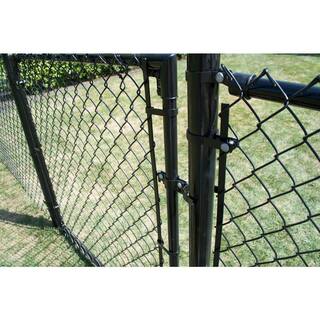 Everbilt 2-38 in. Galvanized Steel Chain Link Fence Black Tension Band 328524BKEB