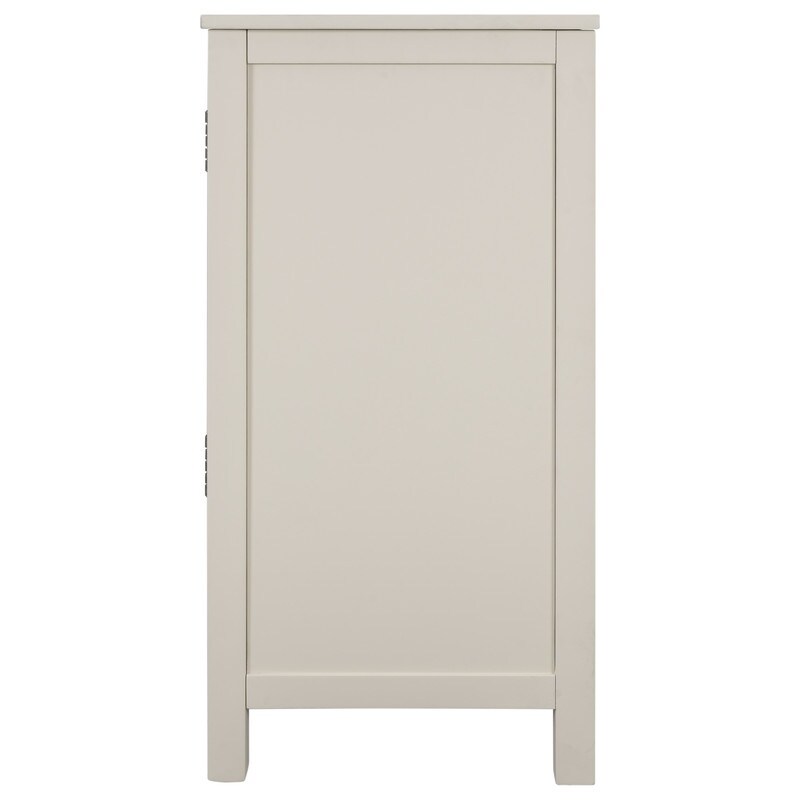 Accent locker with adjustable shelves  French wood sideboard and buffet table