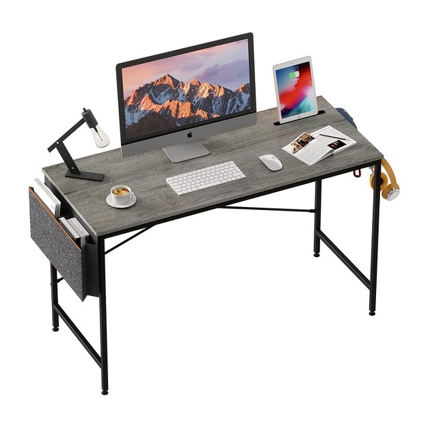 Bestier Computer Office Desk Workstation With Storage Bag