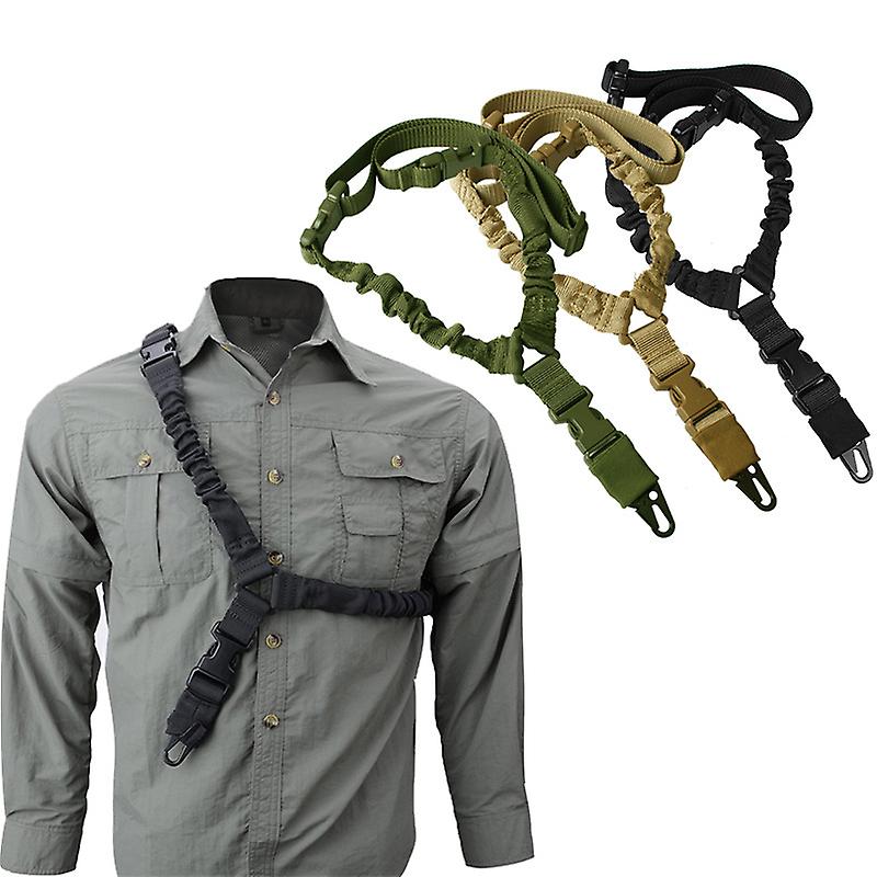 Shot Gun Belt Hunting Accessories Tactical Gear Tactical Single Point Gun Sling Shoulder Strap Rifle Rope Belt With Metal Buckle