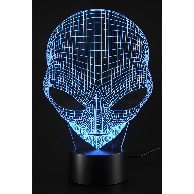 Link 3d Alien Lighting Laser Cut Precision Multi Colored Led Night Light Lamp Great For Bedrooms Dorms Dens Offices And More