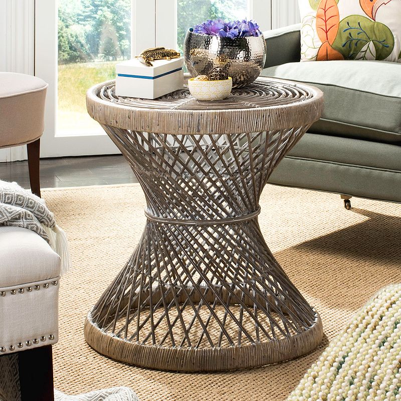 Safavieh Bowed Wicker Coffee Table