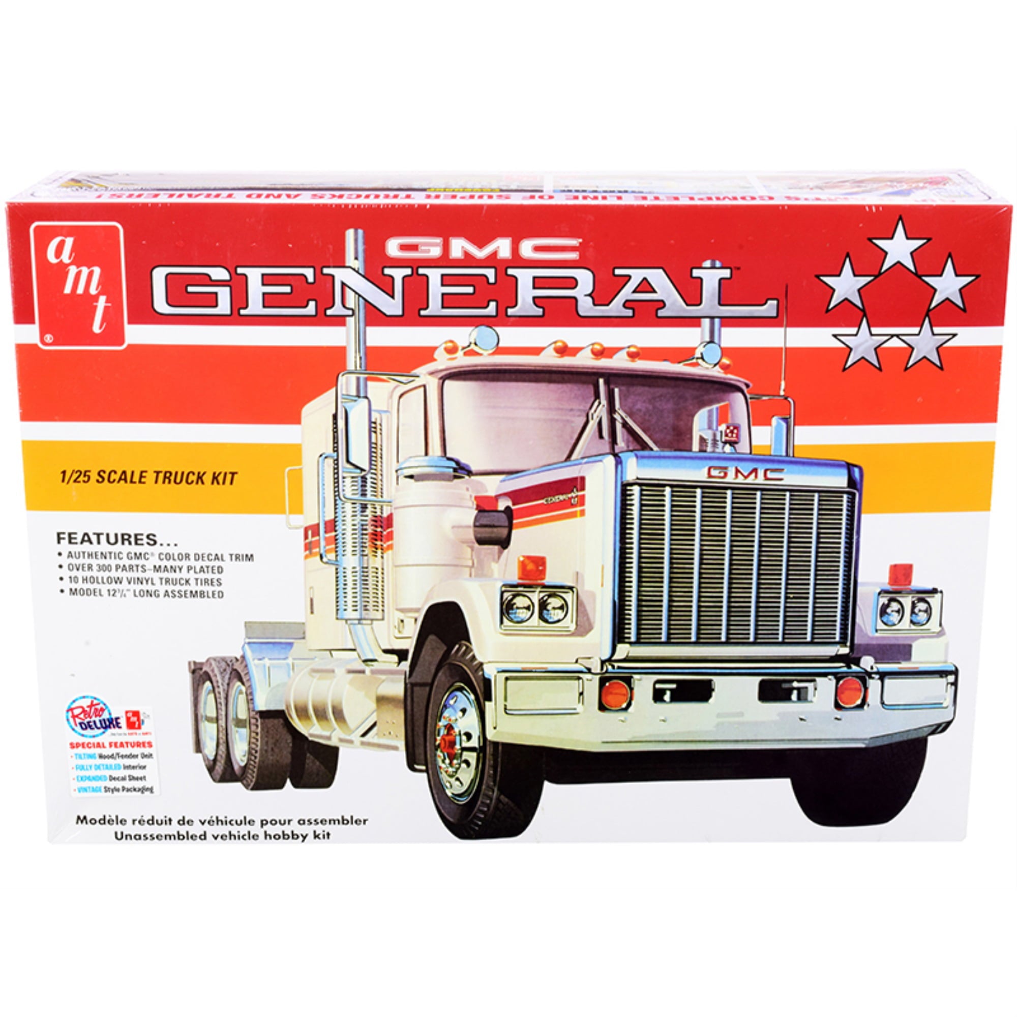 AMT AMT1272 1976 GMC General Semi Model Tractor - Plastic Model Kit