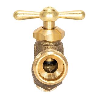 EZ-FLO 12 in. MIP x MHT Brass No Kink Hose Bibb 20205