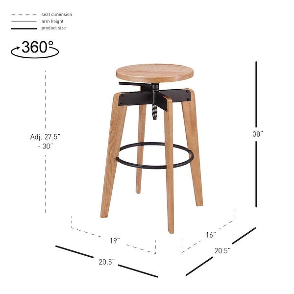 Nelson Adjustable Stool