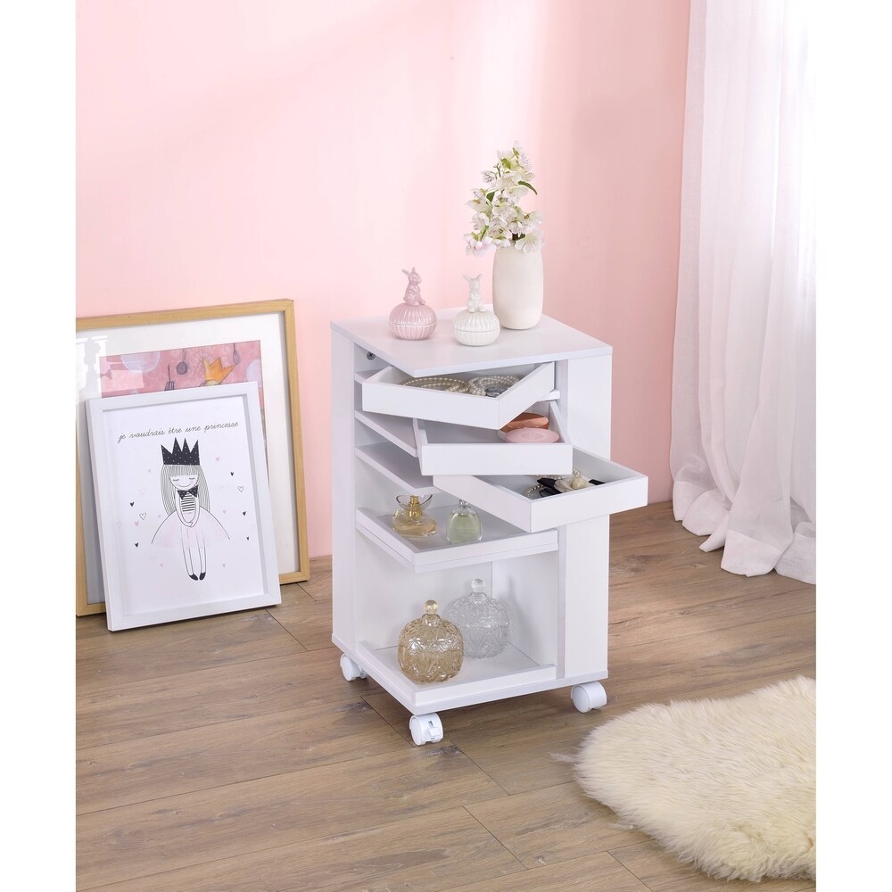 ACME Nariah Storage Cabinet in White