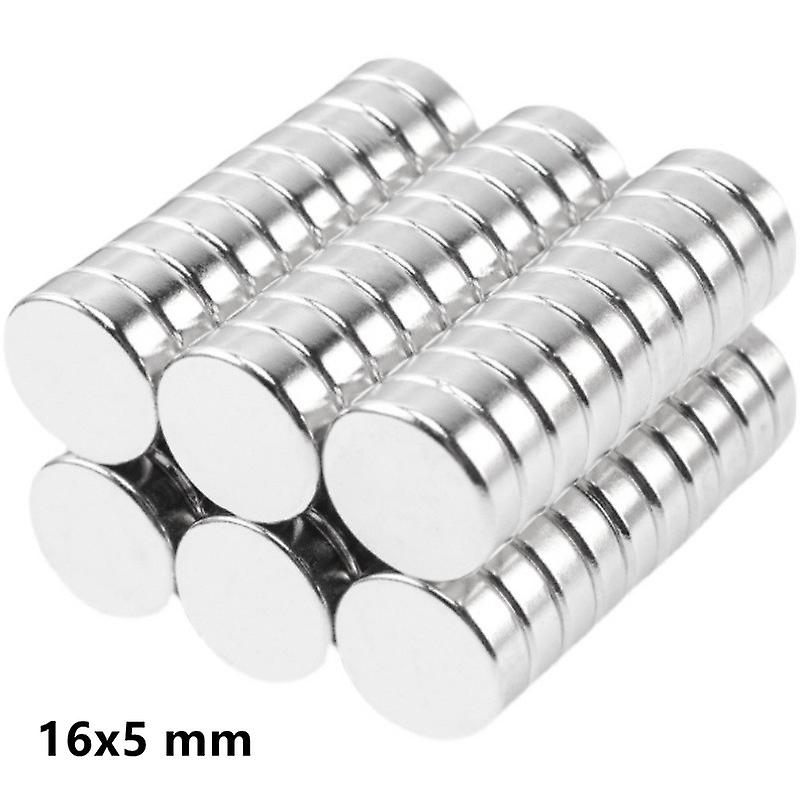 10/20/50/100pcs 16x5 Permanent Ndfeb Super Strong Powerful Magnets 16mmx5mm N35 Round Magnet 16x5mm Neodymium Magnet 16*5