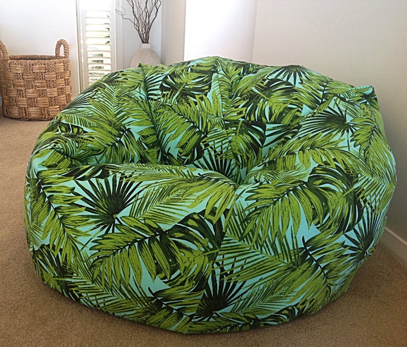 Green bean bag