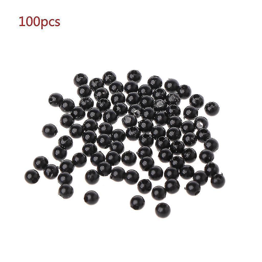 100pcs 3-12mm Black Safety Doll Eyes Sewing Beads For Diy Bear Stuffed Toys Scrapbooking Crafts-size