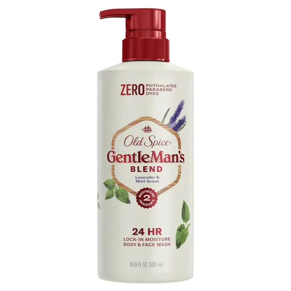 Old Spice Men's Body Wash GentleMan's Blend Lavender and Mint 16.9 oz