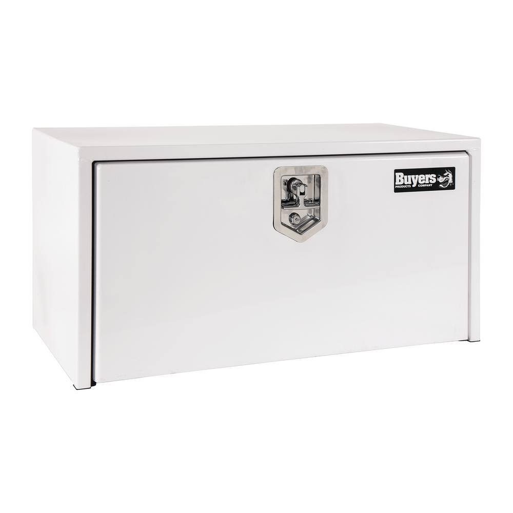 Buyers Products Company 14 in. x 16 in. x 36 in. White Steel Underbody Truck Tool Box 1703405