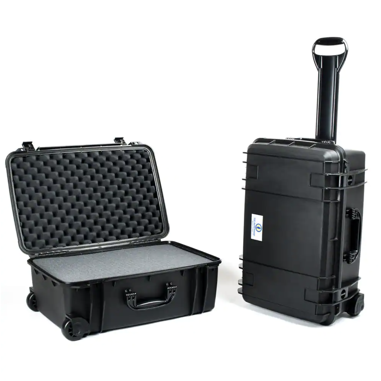 Seahorse 16 in. Watertight Tool Case with Foam in Black