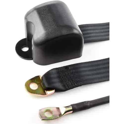 JEGS 70086 3-Point Retractable Seat Belt Sleeve/Cable Length: 12 in. Belt Width