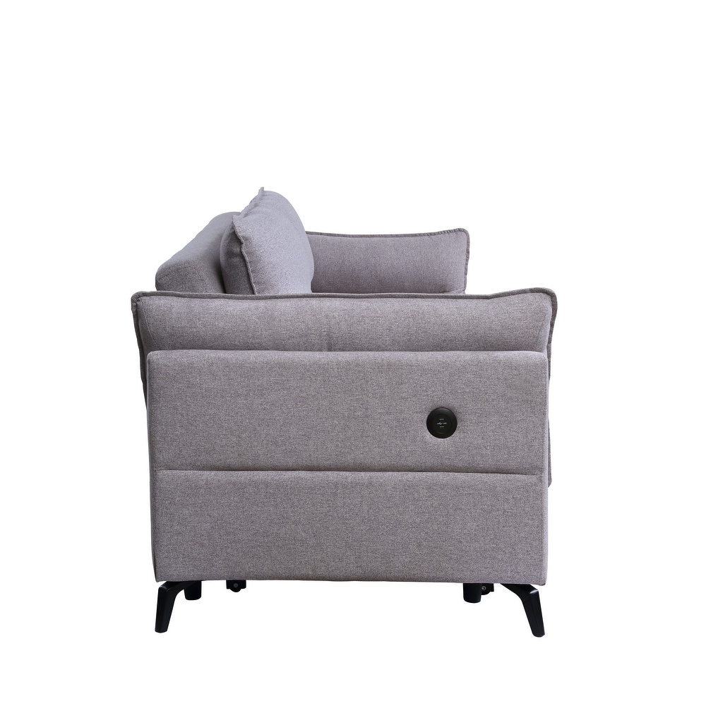 ACME Helaine Sleeper Sofa in Gray Fabric