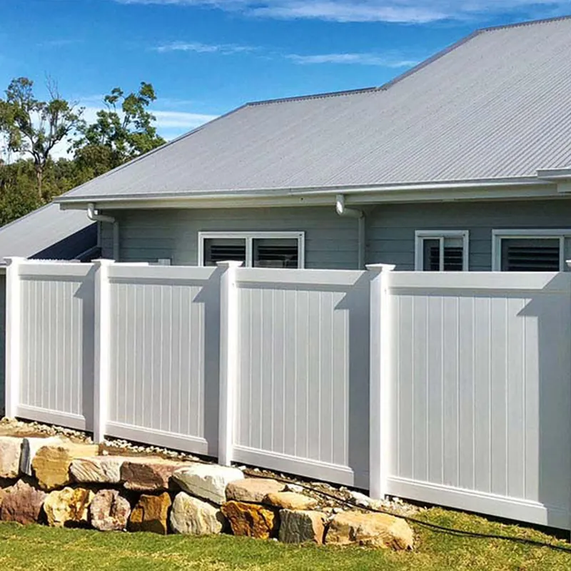 Fentech Manufacturer supply 8x8 vinyl fencing