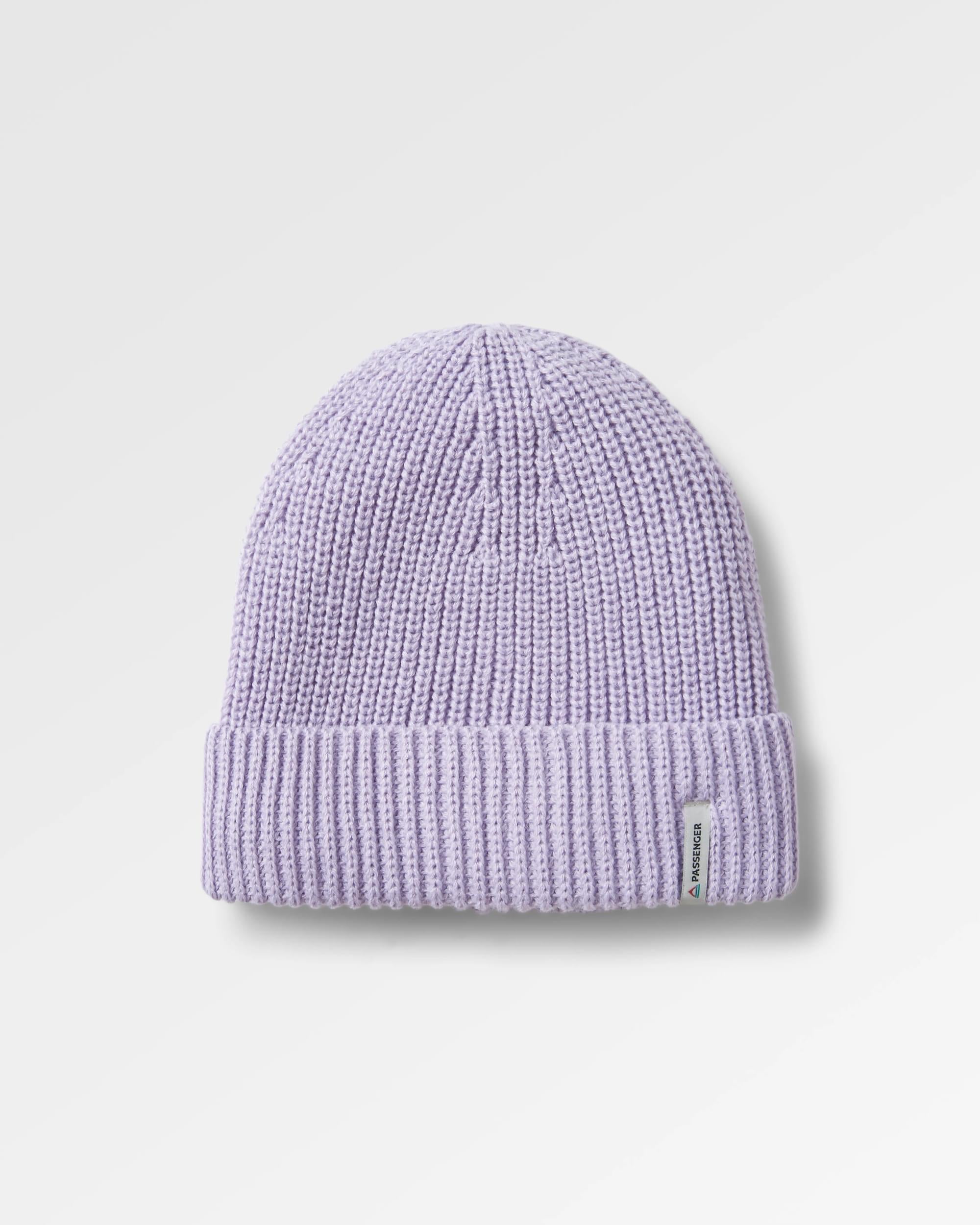 Compass Recycled Beanie - Lilac Mist