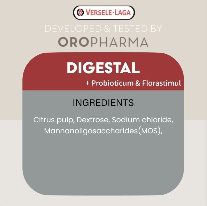 Versele-Laga Oropharma Digestal + Florastimul Digestive Support Pigeon Supplement， 11-oz tub