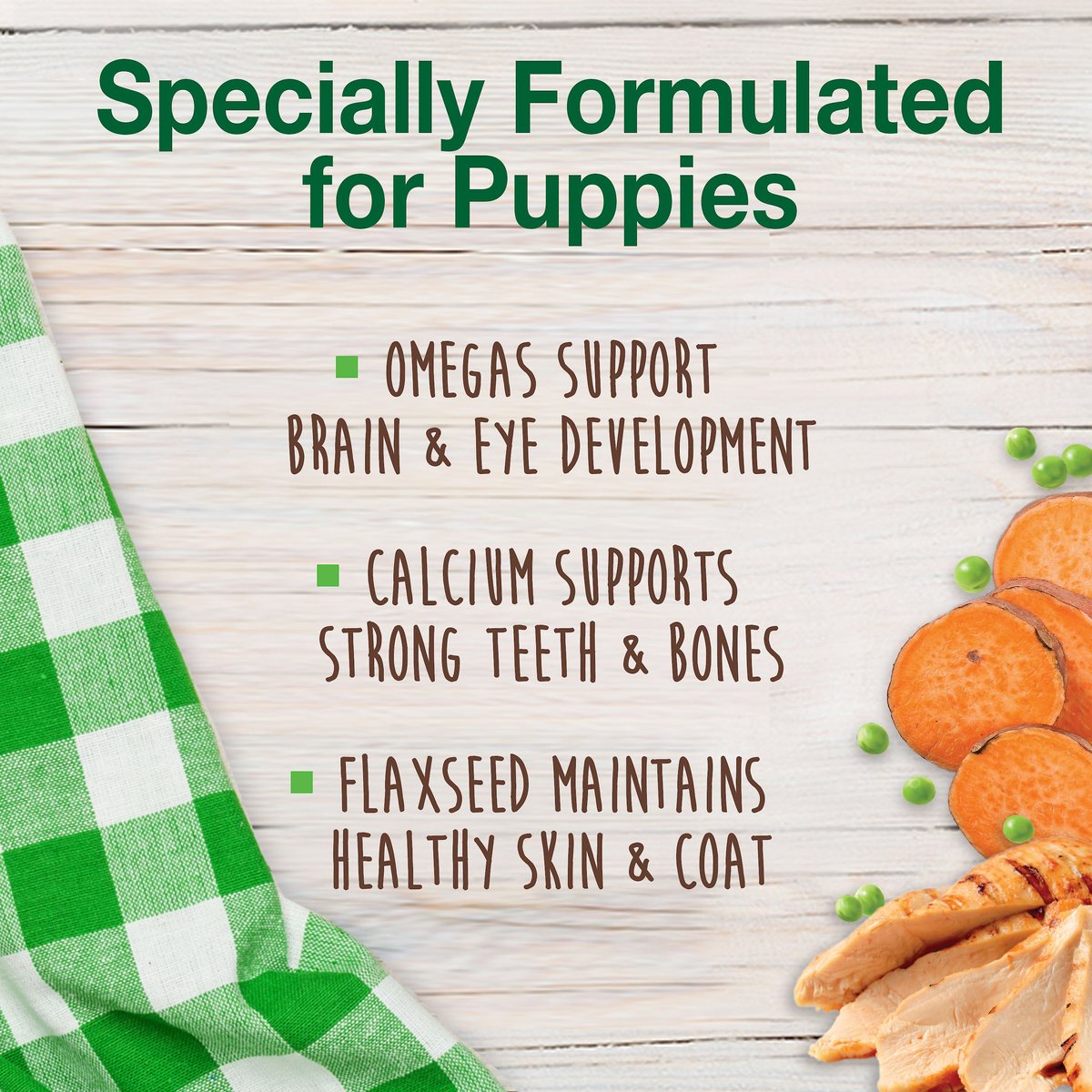 Nylabone Healthy Edibles Longer Lasting Puppy Turkey and Sweet Potato Flavor Small Dog Bone Treats