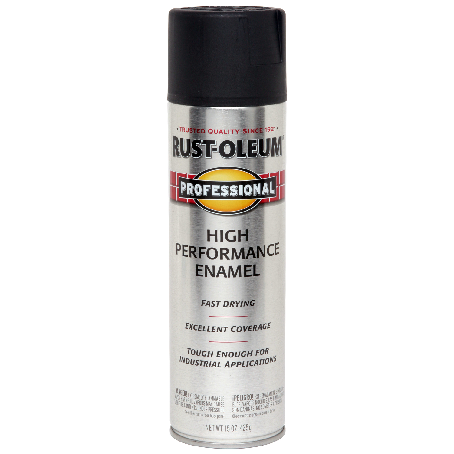 Rust-Oleum Professsional Semi-Gloss Black High Performance Enamel Spray 15 oz