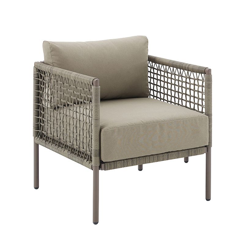 Crosley Cali Bay Outdoor Wicker Arm Chair 2-Piece Set