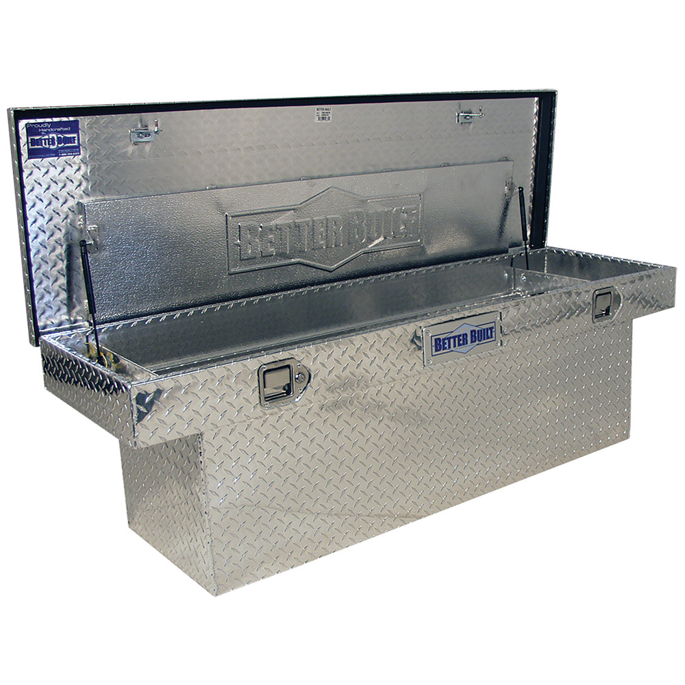 69 Crown Saddle Truck Tool Box， DEEP， BRITE