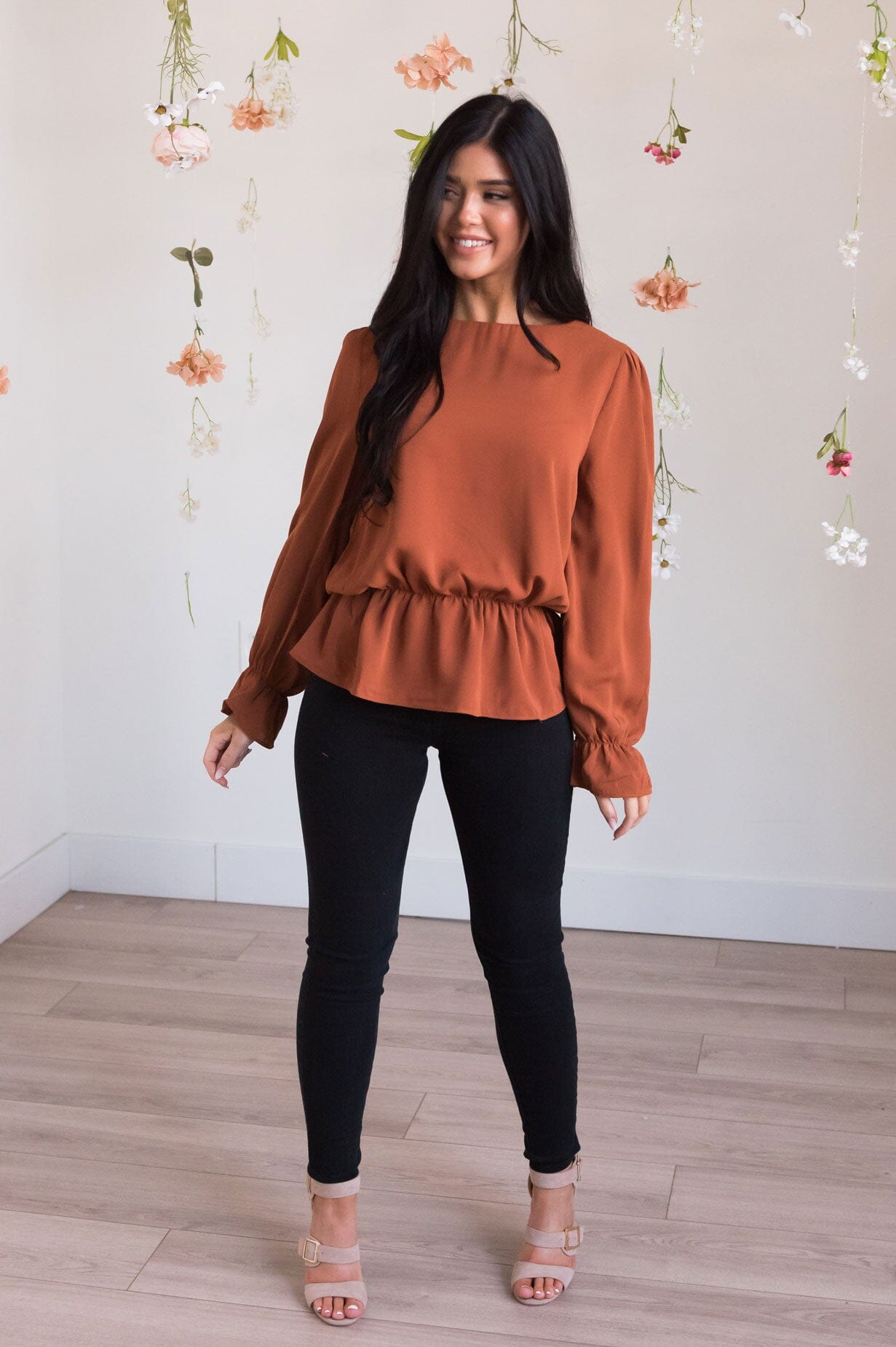 At The Office Long Sleeve Blouse