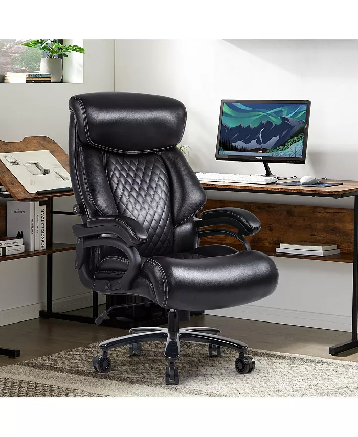 Simplie Fun Office Chair.Heavy and tall adjustable executive Big and Tall Office Chair