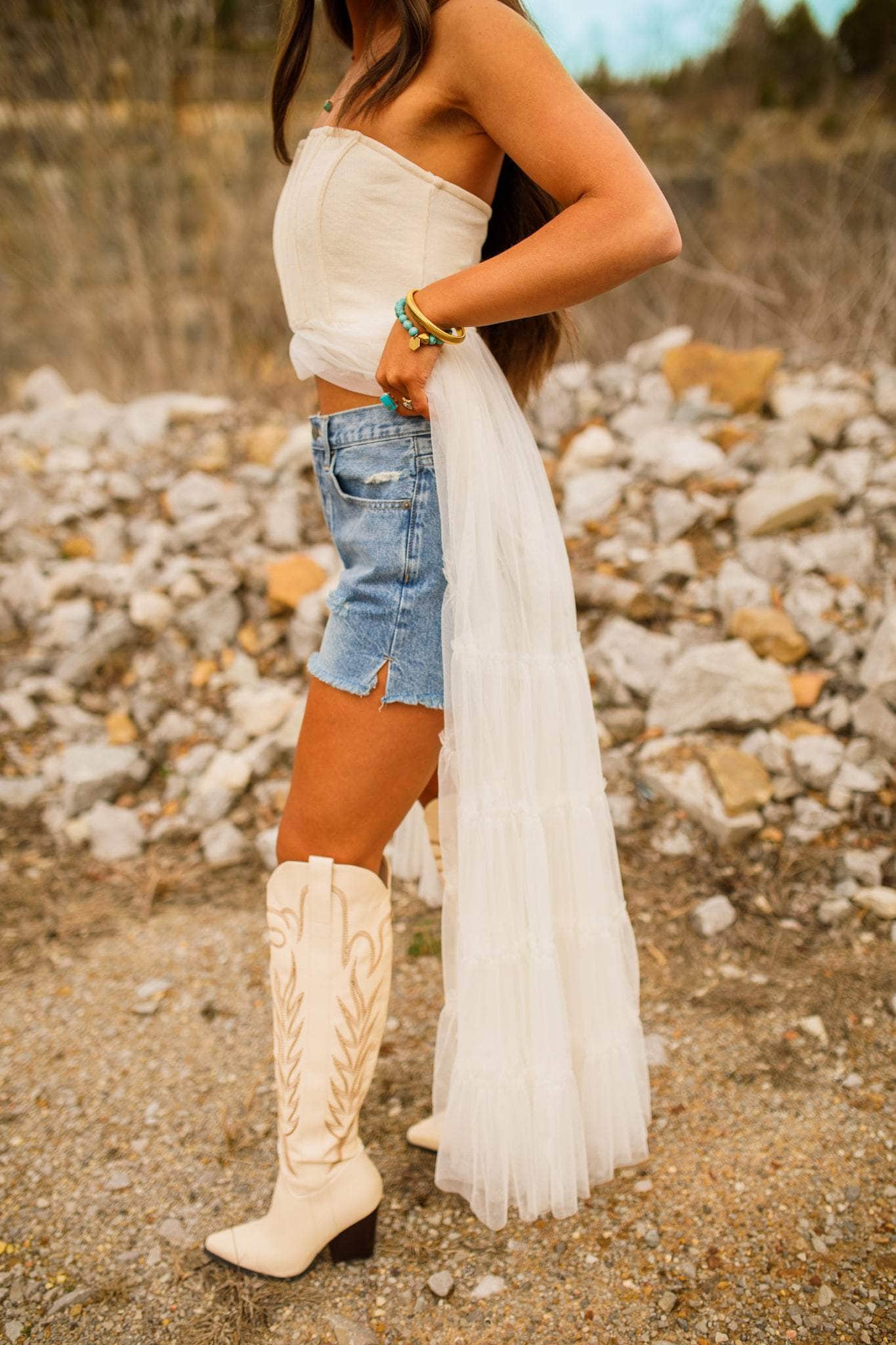 Indigo Denim Shorts