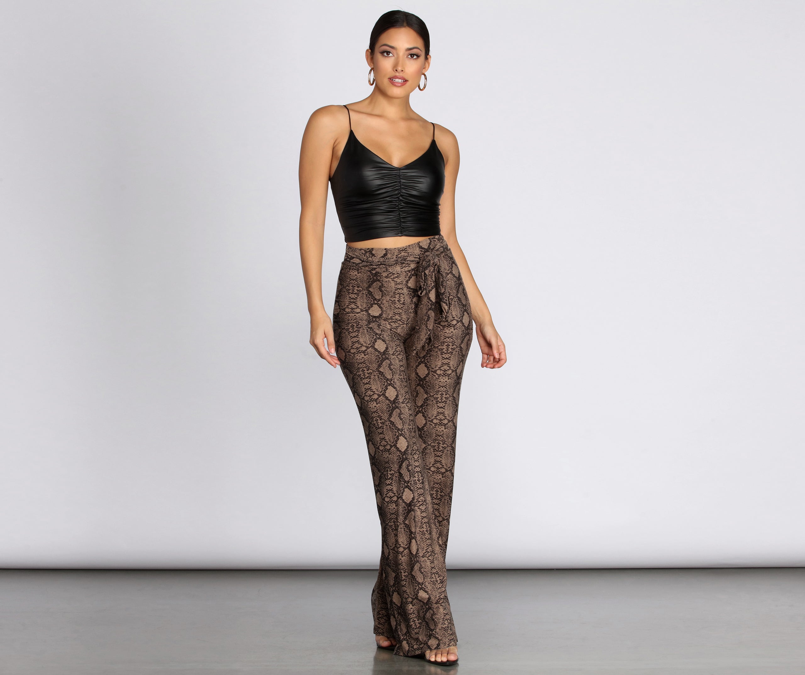 Sassy Stunner Snake Print Pants