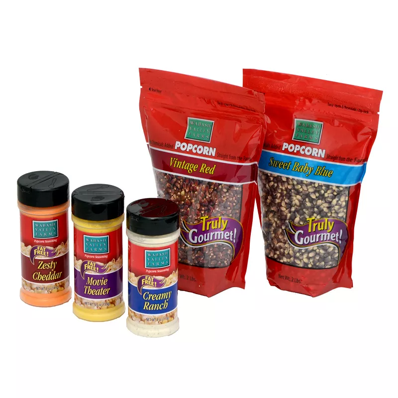 Wabash Valley Farms 5-pc. Gourmet Popping Popcorn Kernels and Classic Seasonings Set