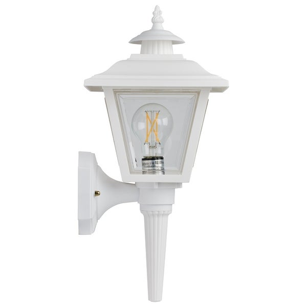 1-Light Poly 17 In. Coach Lantern Shopping - The Best Deals on Outdoor Wall Lanterns | 33548879