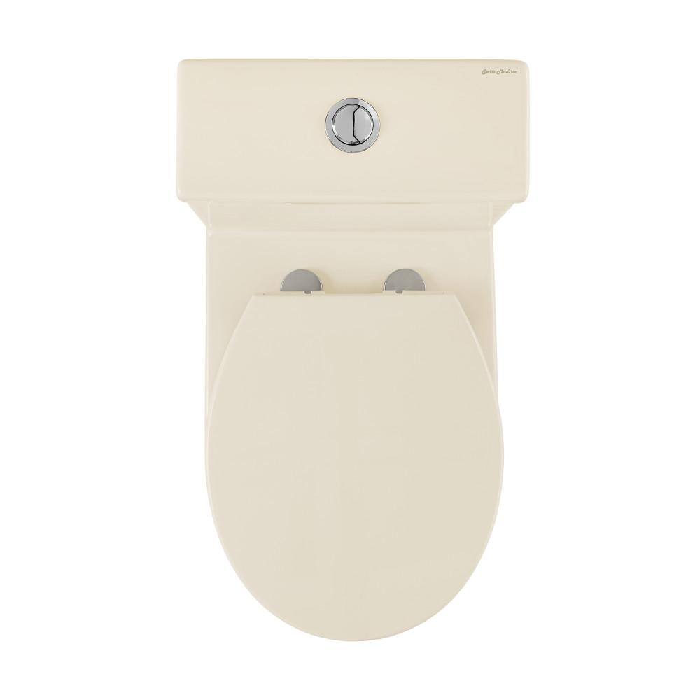 Swiss Madison Sublime III 1-Piece 0.951.26 GPF Dual Flush Round Toilet in Bisque Seat Included SM-1T271BQ