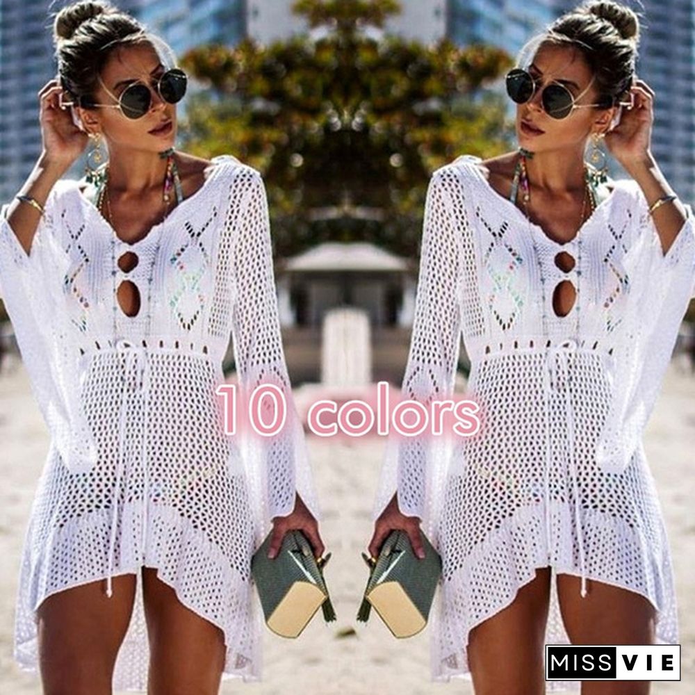 New Women's Fashion Summer Swimsuit Bikini Beach Swimwear Cover up Sunscreen Coat