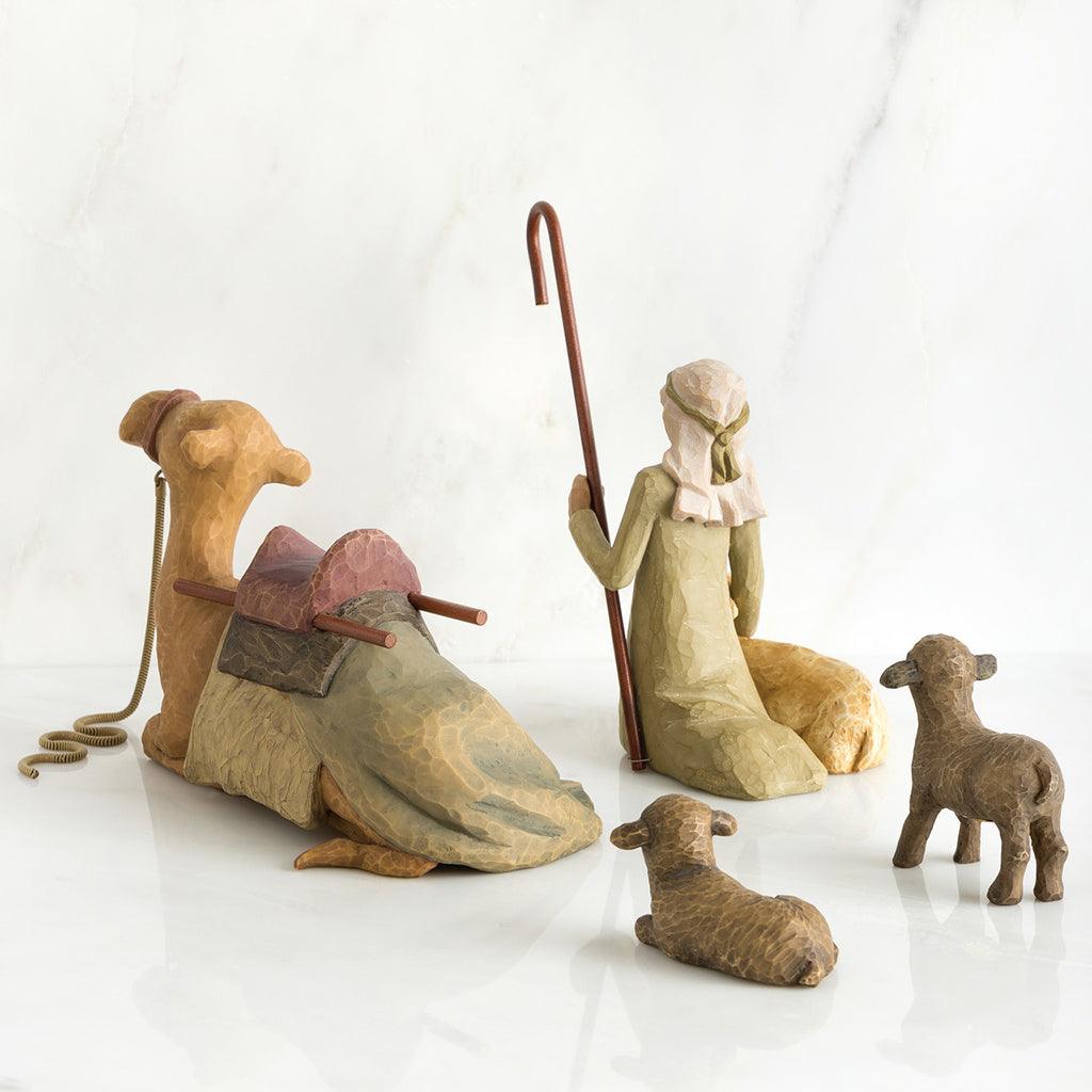 Willow Tree  Shepherd and Stable Animals Figurine