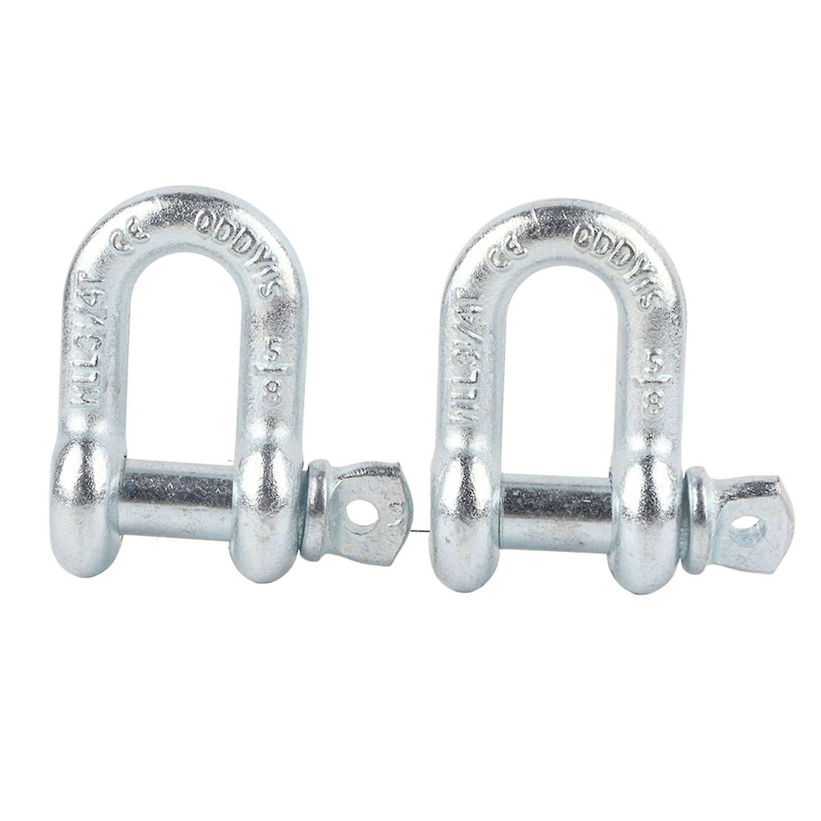 G210 Heavy Duty Bow Type Lifting Shackle Marine U D Ring Shackle Towing Accessory3.25t 2pcs