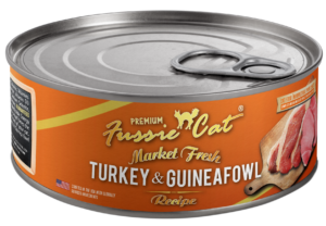 Fussie Cat Can Market Fresh Turkey Guinea Fowl Grain Free Cat Wet Food