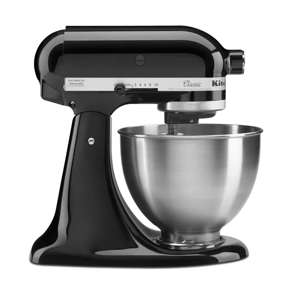 KitchenAid Classic Series 4.5 Qt. 10-Speed Onyx Black Stand Mixer With Tilt-Head