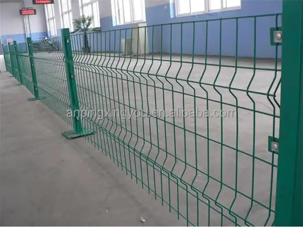 Factory Customized metal galvanized 3d wire mesh fence panels for custom garden home 3d curved fence Pvc coated 3D fence